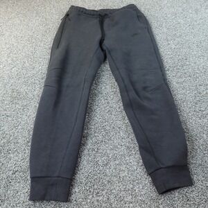 Nike Pants Mens L Black Tech Fleece Swoosh Drawstring Warmup Jogger Sweatpants